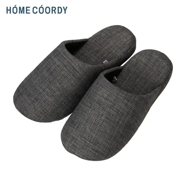 Home Coordy 密口舒適布底拖鞋 灰 大